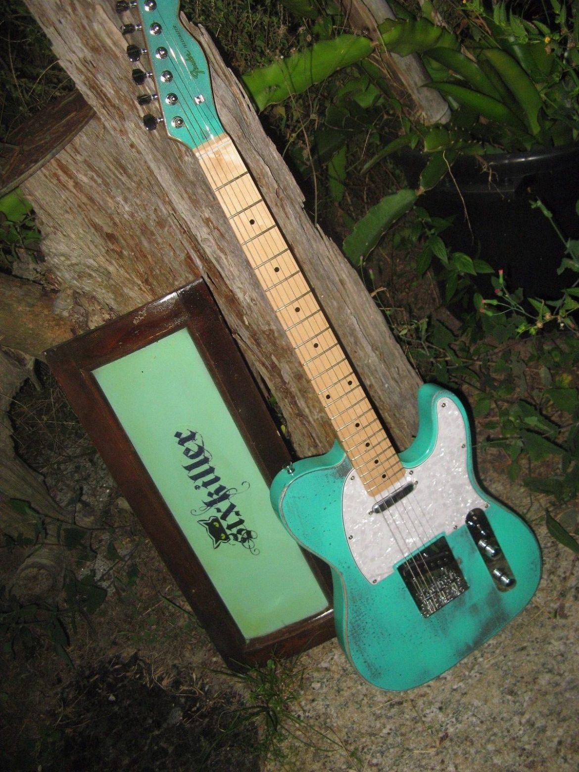 Seafoam Road WornTelecaster Guitar Built By SixKiller Guitars   Sixkiller Fender Telecaster Seafoam Green Relic 1170x1560 